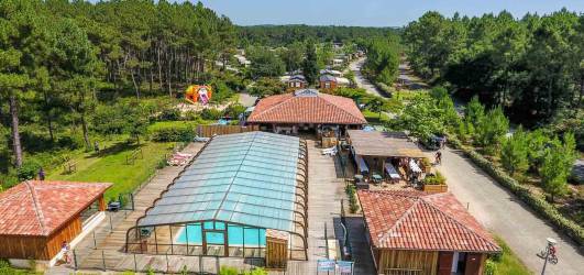 CAMPING LANDES OCEANES ****, with whirlpool en Nouvelle-Aquitaine