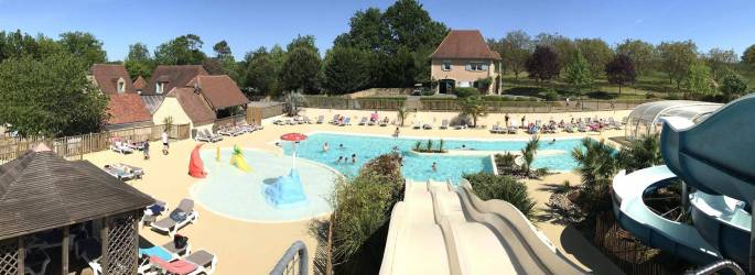 CAMPING LASCAUX VACANCES ****, with waterslide en Nouvelle-Aquitaine