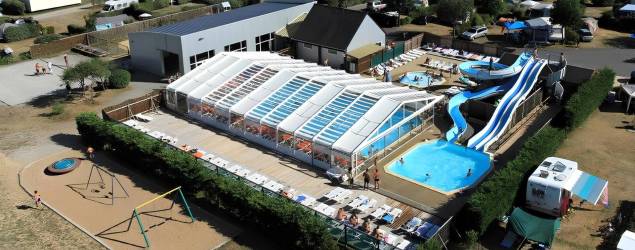 CAMPING GRAND AIR CADU ***, avec piscine chauffée en Bretagne