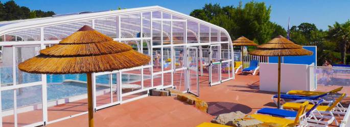 CAMPING LES BRILLAS ***, med opvarmet pool en Pays de la Loire